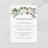 Mystieke Winter | BRUILOFT Hotel Accommodatie Informatiekaartje (Voorkant)