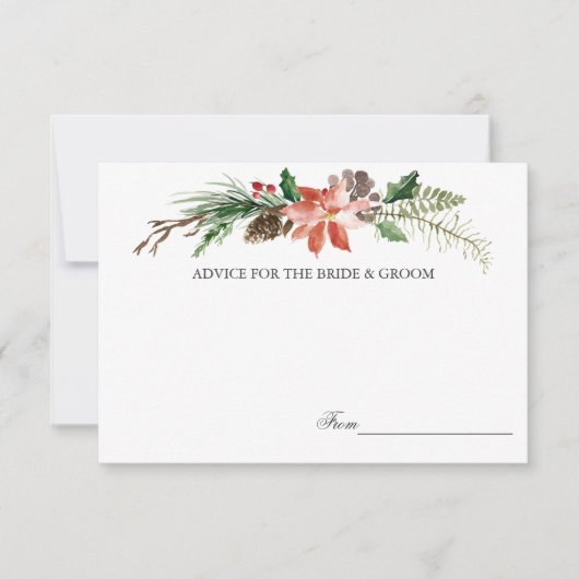 Mystieke Winter | Trouwadvieskaarten Kaart (Voorkant)