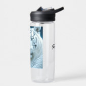 Mystieke witte tijger en vrouw gepersonaliseerd waterfles (Links)