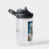 Mystieke witte tijger en vrouw gepersonaliseerd waterfles (Rechts)