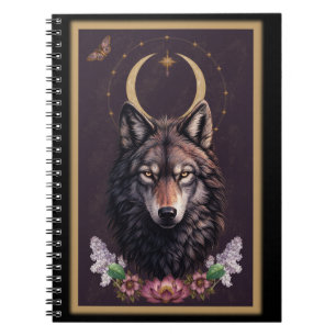Mystieke Wolf - Botanisch & Celestiaal Notitieboek