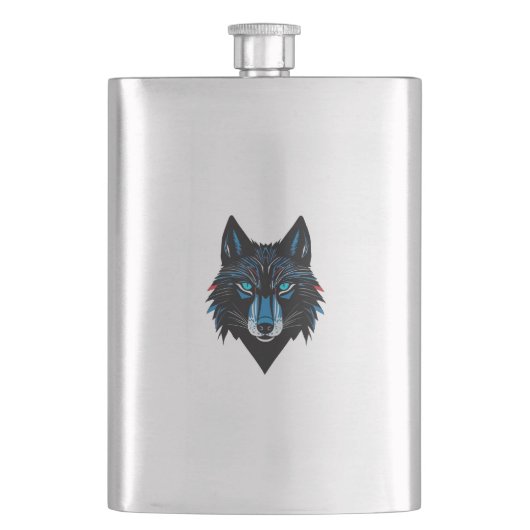 Mystieke Wolf Flask Flacon (Voorkant)