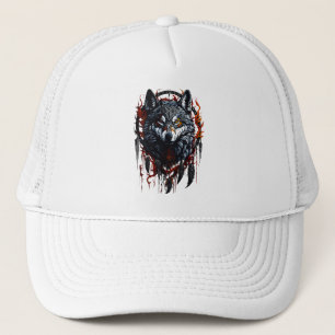 Mystieke Wolf met Droomvanger Trucker Pet