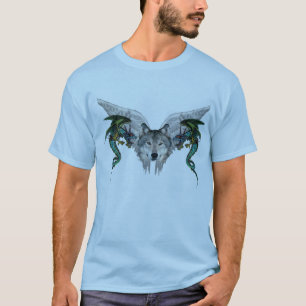 mystieke wolf t-shirt