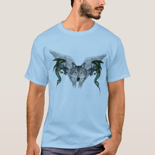 mystieke wolf t-shirt (Voorkant)