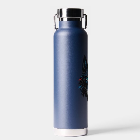 Mystieke Wolf Waterfles (Voorkant)