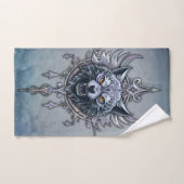 Mystieke wolfskop. bad handdoek (Handdoek)