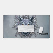 Mystieke wolfskop. bureaumat (Keyboard & Muis)