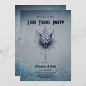 Mystieke wolfskop. kaart (Voorkant / Achterkant)