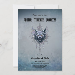 Mystieke wolfskop. kaart