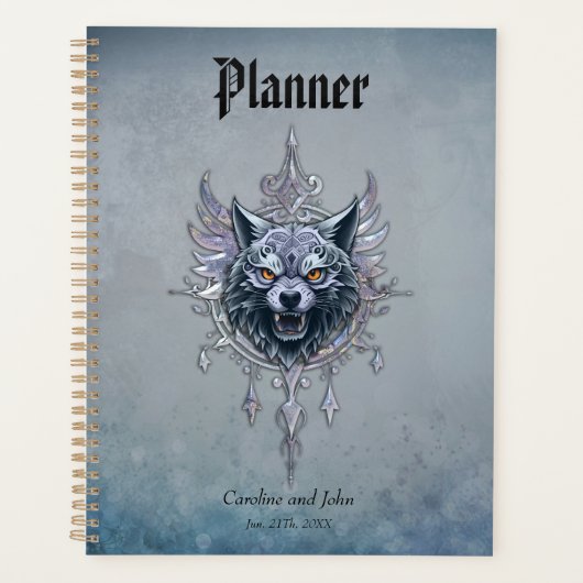 Mystieke wolfskop. planner (Voorkant)