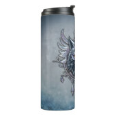 Mystieke wolfskop. thermosbeker (Gedraaid links)