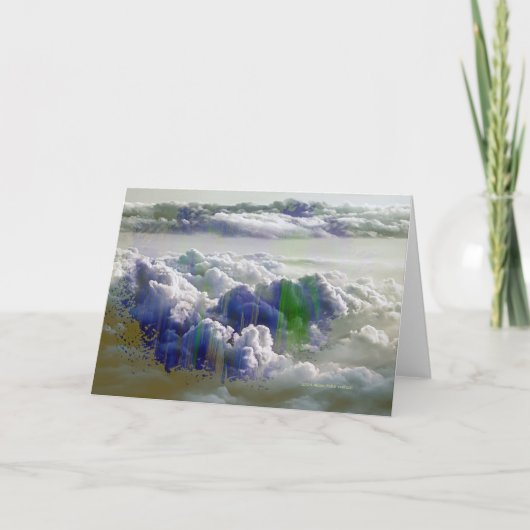 "Mystieke Wolken" Bedankkaart (Voorkant)