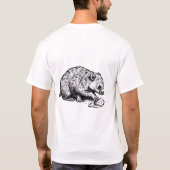 Mystieke Wombat Mannen T-shirt (Achterkant)