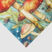 Mystieke Wonderland Grote Paddestoel Decoupage Tissuepapier (Detail)