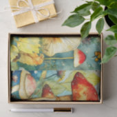 Mystieke Wonderland Grote Paddestoel Decoupage Tissuepapier (Geschenk)