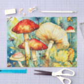 Mystieke Wonderland Grote Paddestoel Decoupage Tissuepapier (Craft)