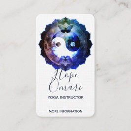 Mystieke Yin Yang, Spiritueel Holistisch Visitekaartje