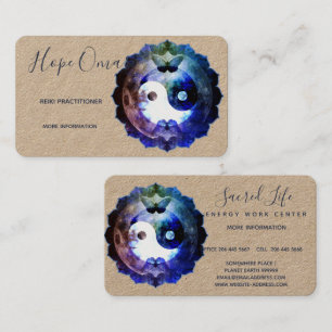 Mystieke Yin Yang, Spiritueel Holistisch Visitekaartje