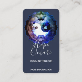 Mystieke Yin Yang, Spiritueel Holistisch Visitekaartje