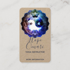 Mystieke Yin Yang, Spirituele Holistische Kracht Visitekaartje