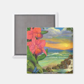 Mystieke zeegezicht-magneet magneet (Voorkant / Achterkant)