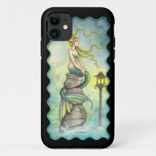 Mystieke Zeemeermin en Lantaarn Fantasie Kunst Case-Mate iPhone Case