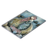 Mystieke Zeemeermin & Zee Shore Beach Oracle Custo Notitieboek (Linkerzijde)