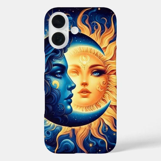 Mystieke zon en maan telefoonhoesje Case-Mate iPhone case (Achterkant)