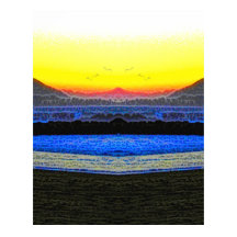 Mystieke Zonsondergang Dubbel Zicht