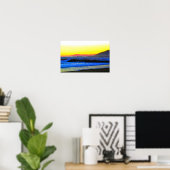 Mystieke zonsondergang poster (Thuiskantoor)