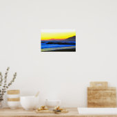 Mystieke zonsondergang poster (Keuken)