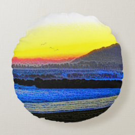 Mystieke Zonsondergang Rond Kussen