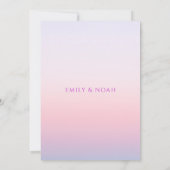 Mystieke Zonsondergang Roze Zon Maan Ster Sfeer Kaart (Achterkant)