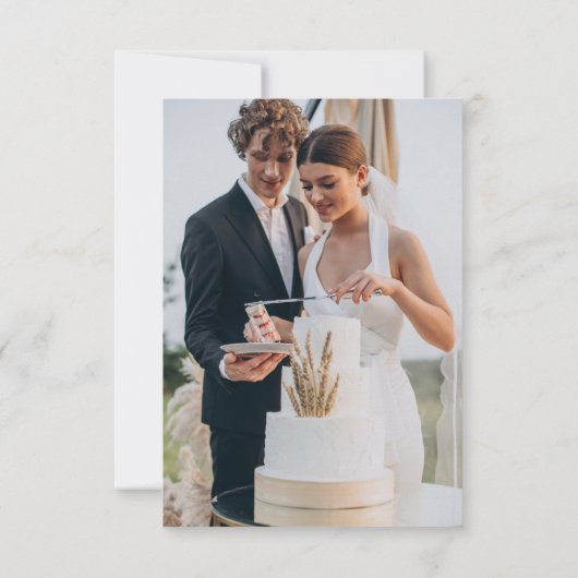 Mystieke Zonsondergang Roze Zon Maan Sterren Bruil Save The Date (Achterkant)