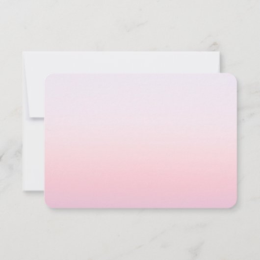 Mystieke Zonsondergang Roze Zon Maan Sterren Foto  Bedankkaart (Achterkant)