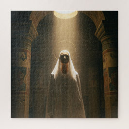 Mystieke zuivere geest in de oude onbekende tempel legpuzzel