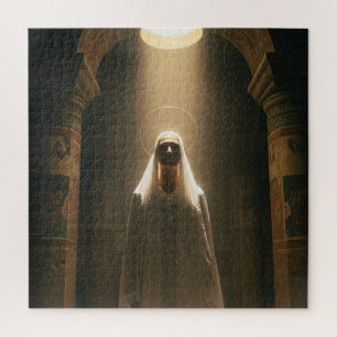 Mystieke zuivere geest in de oude onbekende tempel legpuzzel