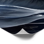 Mystieke zwart-wit kitten | Schattigee kat Poster (Hoek)