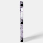 Mystieke zwarte kat en vlinderpatroon | hekserig Case-Mate iPhone case (Achterkant / Links)