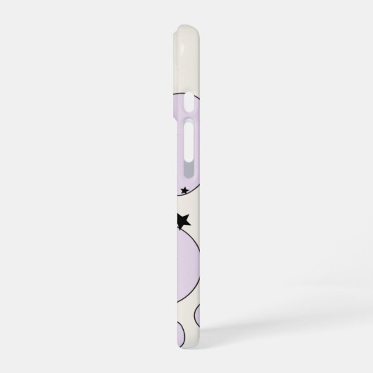 Mystieke Zwarte Kat iPhone Case – Witchy Gift 16 Hoesje (Linkerkant)