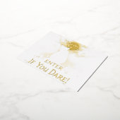 Mystieke Zwarte Kat Kerkhof Kaart (Gedraaid)