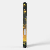 Mystieke zwarte kat onder gloeiende nachtelijke he Case-Mate iPhone case (Achterkant / Rechts)