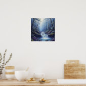 MystiekeWaterval Poster (Keuken)