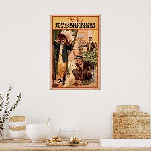 Mystificerend Hypnotisme VAUDEVILLE Poster (Keuken)