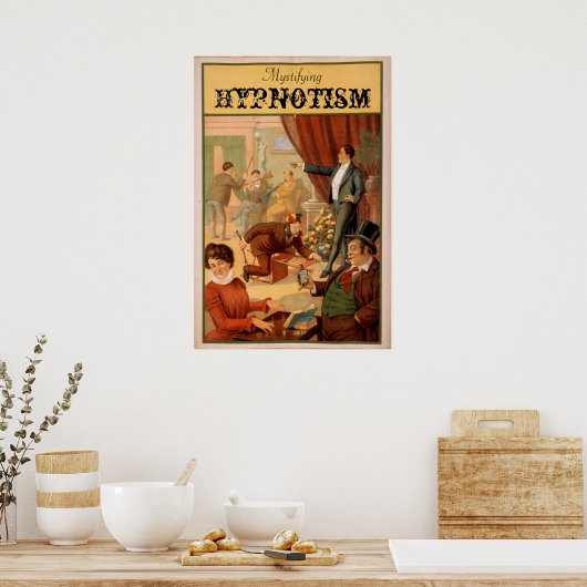 Mystificerend Hypnotisme VAUDEVILLE Poster (Keuken)