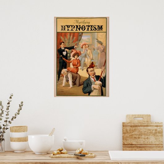 Mystificerend Hypnotisme VAUDEVILLE Poster (Keuken)