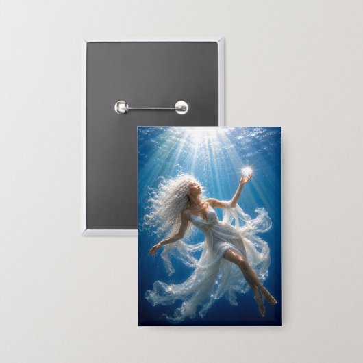 Mystik Woman Anstecker  Button (Voorkant / Achterkant)