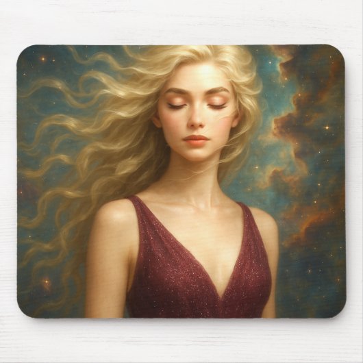 Mystik Woman – Mousepad mit Energie & Ausdruck Muismat (Voorkant)