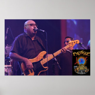 Mystique Bandleader Edward Villalba Poster